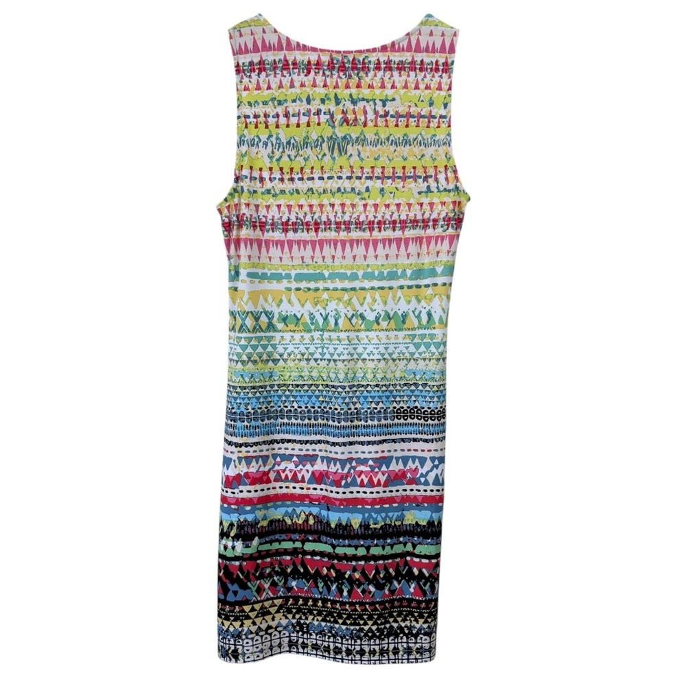Nicole Miller Studio Multicolor Striped Sleeveless Women's Dress Size S - Picture 5 of 7